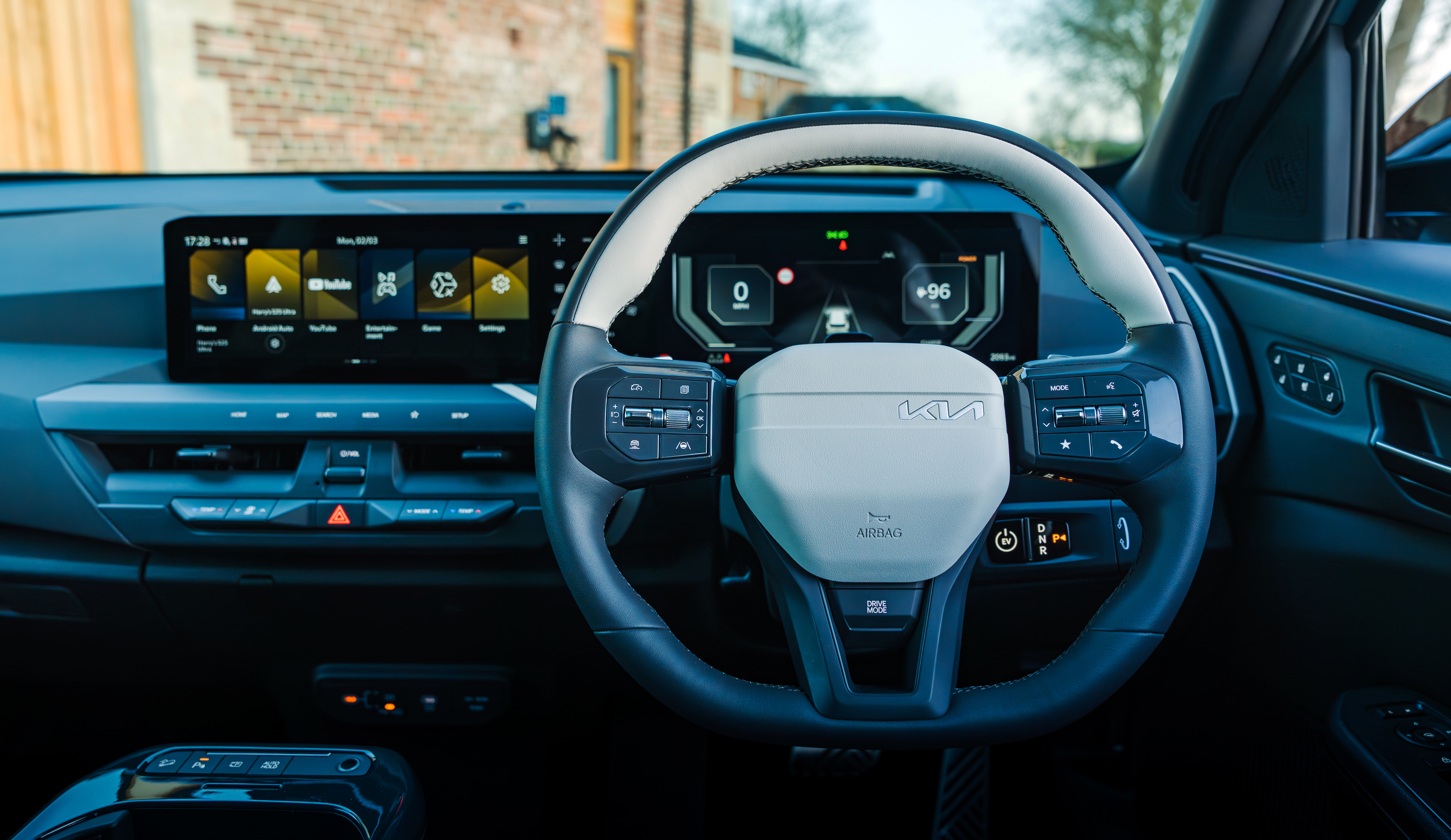 Kia EV5 interior shot of dash