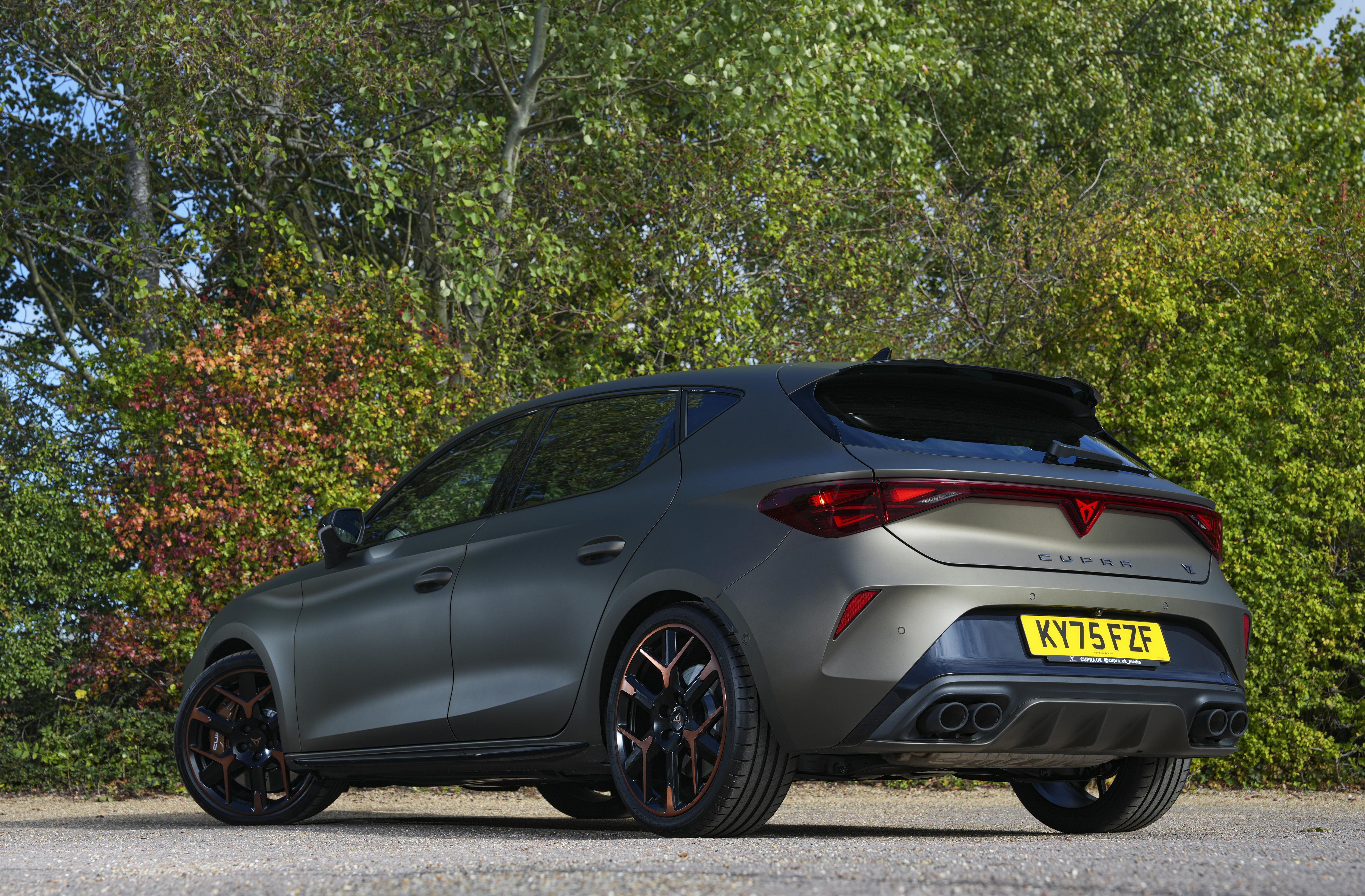 CUPRA Leon rear three quarter