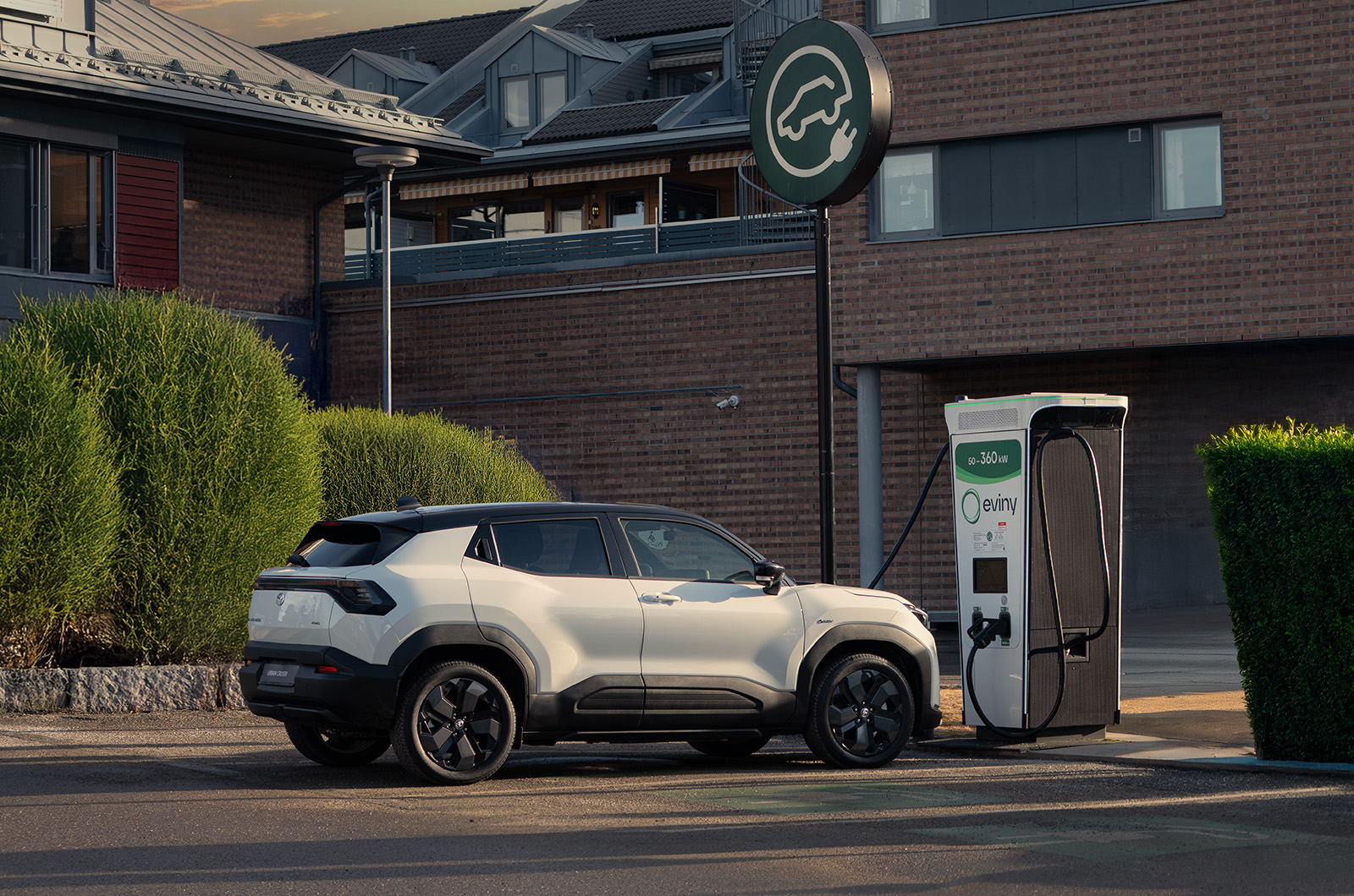 Toyota Urban Cruiser rear three-quarter charging