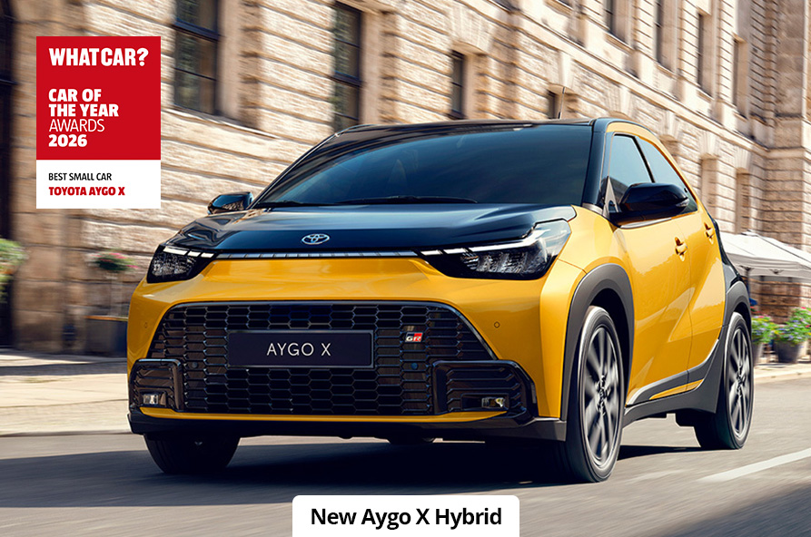 Yellow Toyota Aygo X
