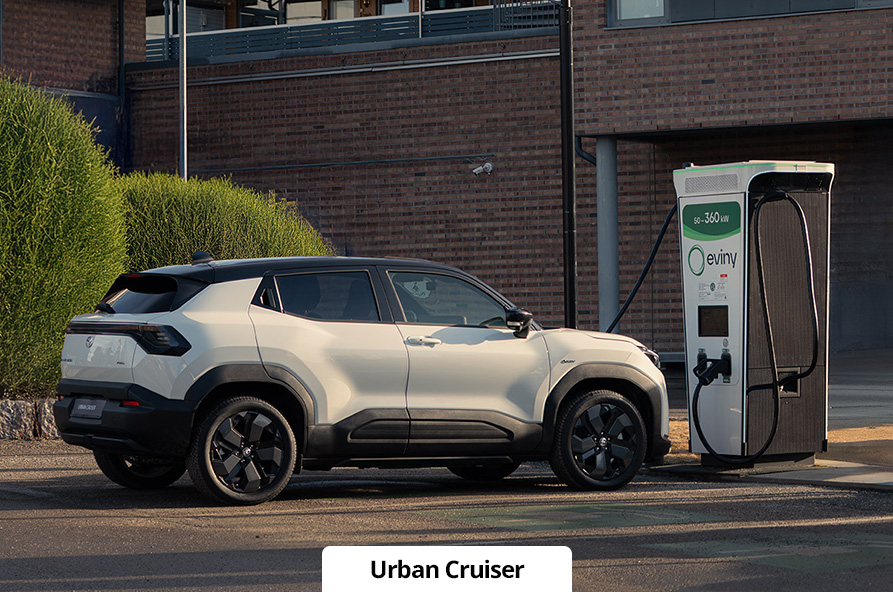 White Toyota Urban Cruiser
