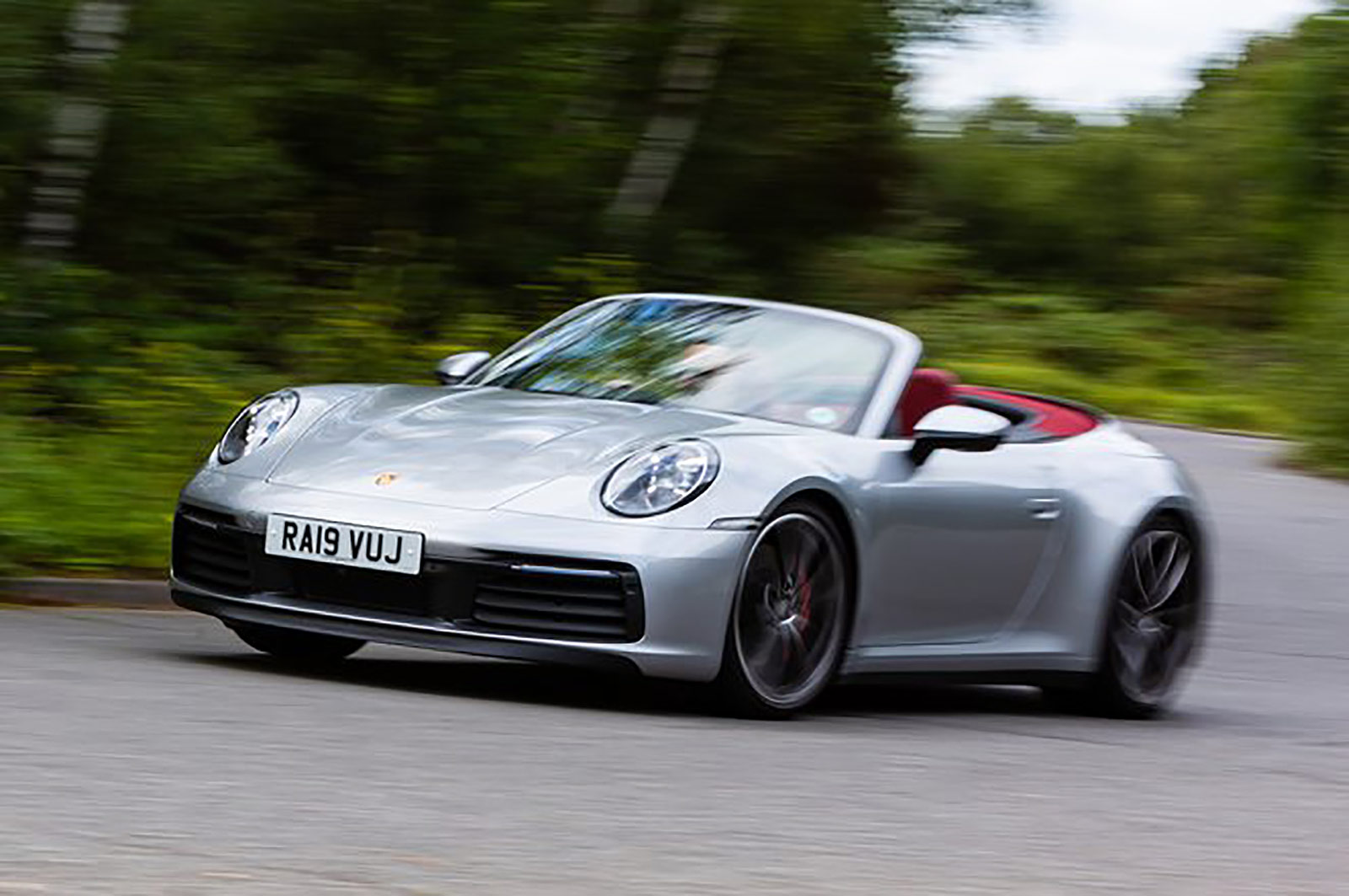Porsche 911 Cabriolet front three quarters