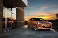 Hyundai Veloster up close
