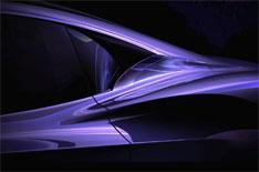 Infiniti electric sports car: new photo