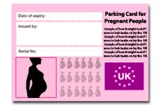 Pregnant women, park here