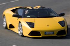 Bridegroom writes off Lamborghini