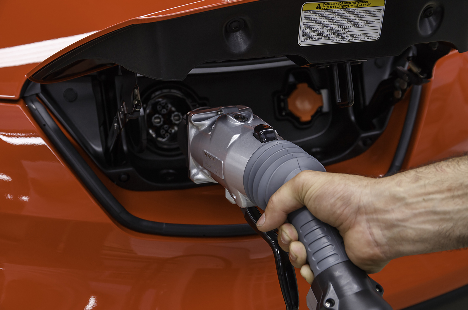 Nissan e-NV200 charging point