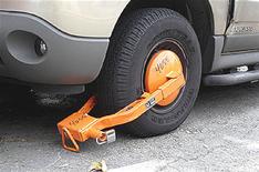 Wheel clamping on private land banned