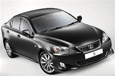 Lexus' sporty IS saloon