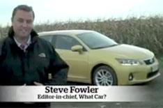 Steve Fowler's Lexus CT200h video blog