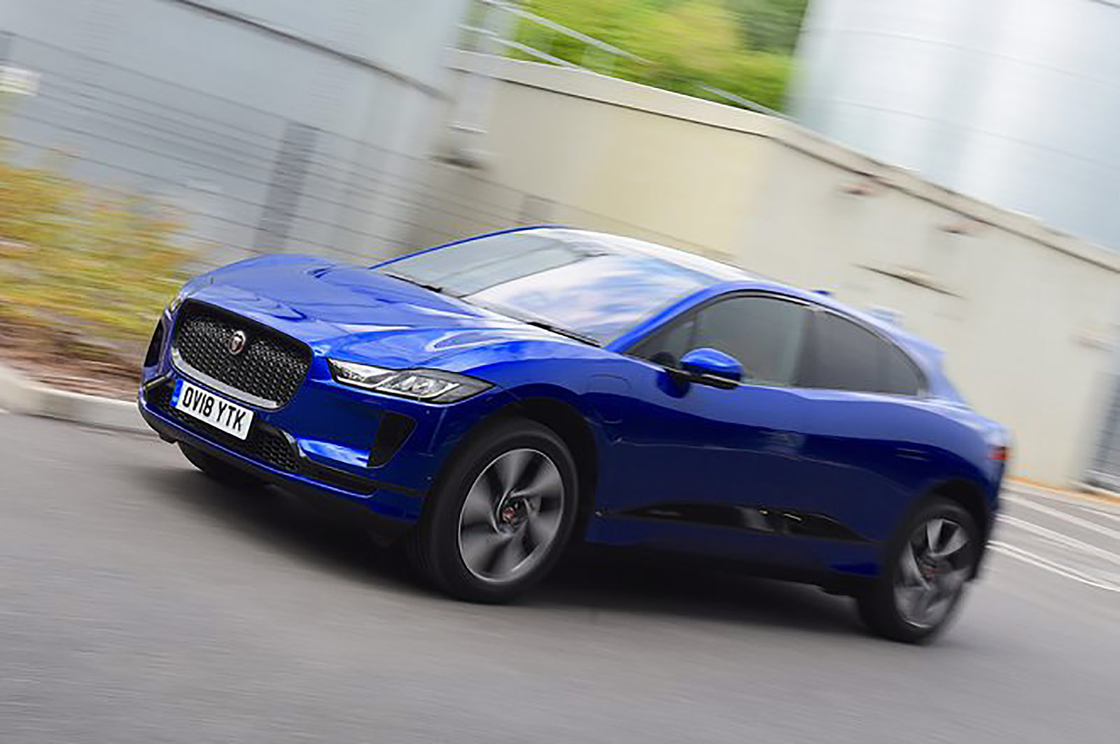 Jaguar I-Pace front and side