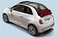 First pictures: Fiat 500 Cabriolet