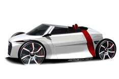 Audi open-top concept car unveiled
