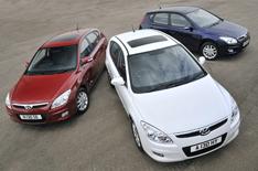 Hyundai i30 turns red, white and blue