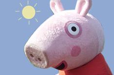 Peppa Pig belts up
