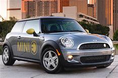Electric Mini E driven