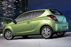 The three-door Hyundai i20 supermini