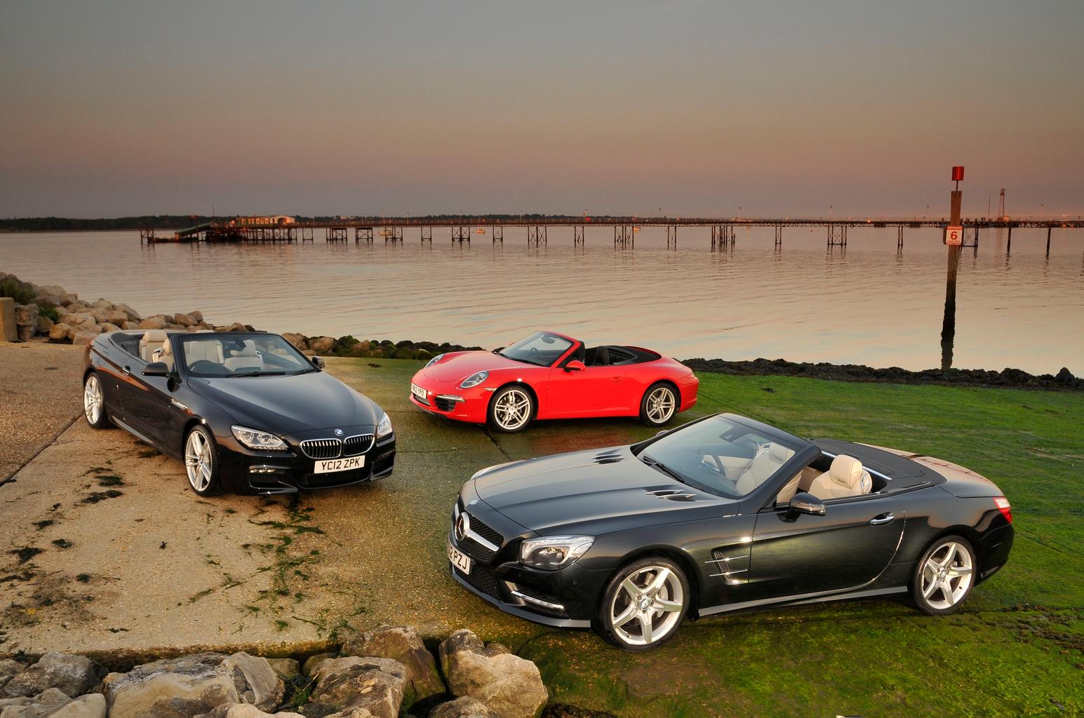 Used test – sublime soft-tops: BMW 6 Series vs Mercedes-Benz SL vs Porsche 911
