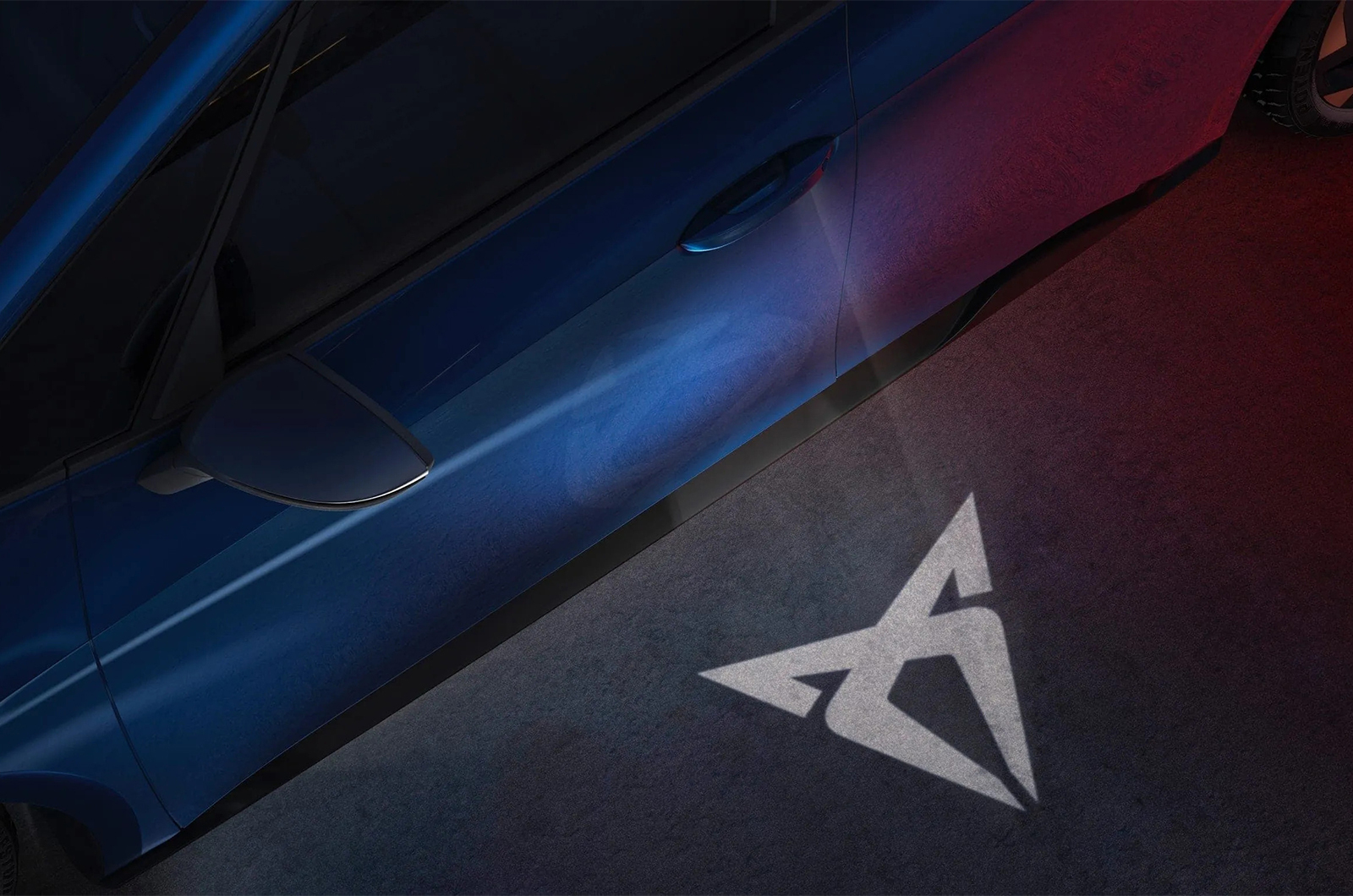 CUPRA Born puddle light