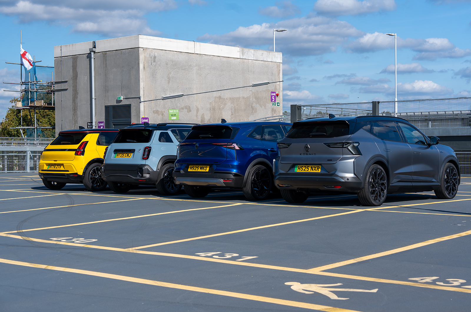 Renault Scenic, Renault Symbioz, Renault 4 and Renault 5 lineup