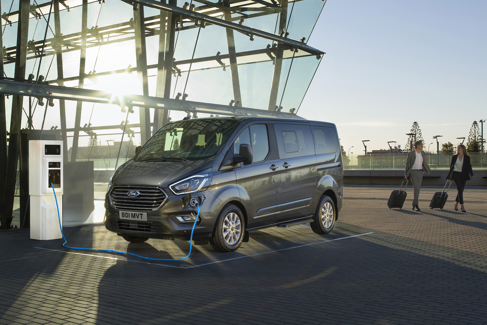 Transit Custom PHEV Plugged In