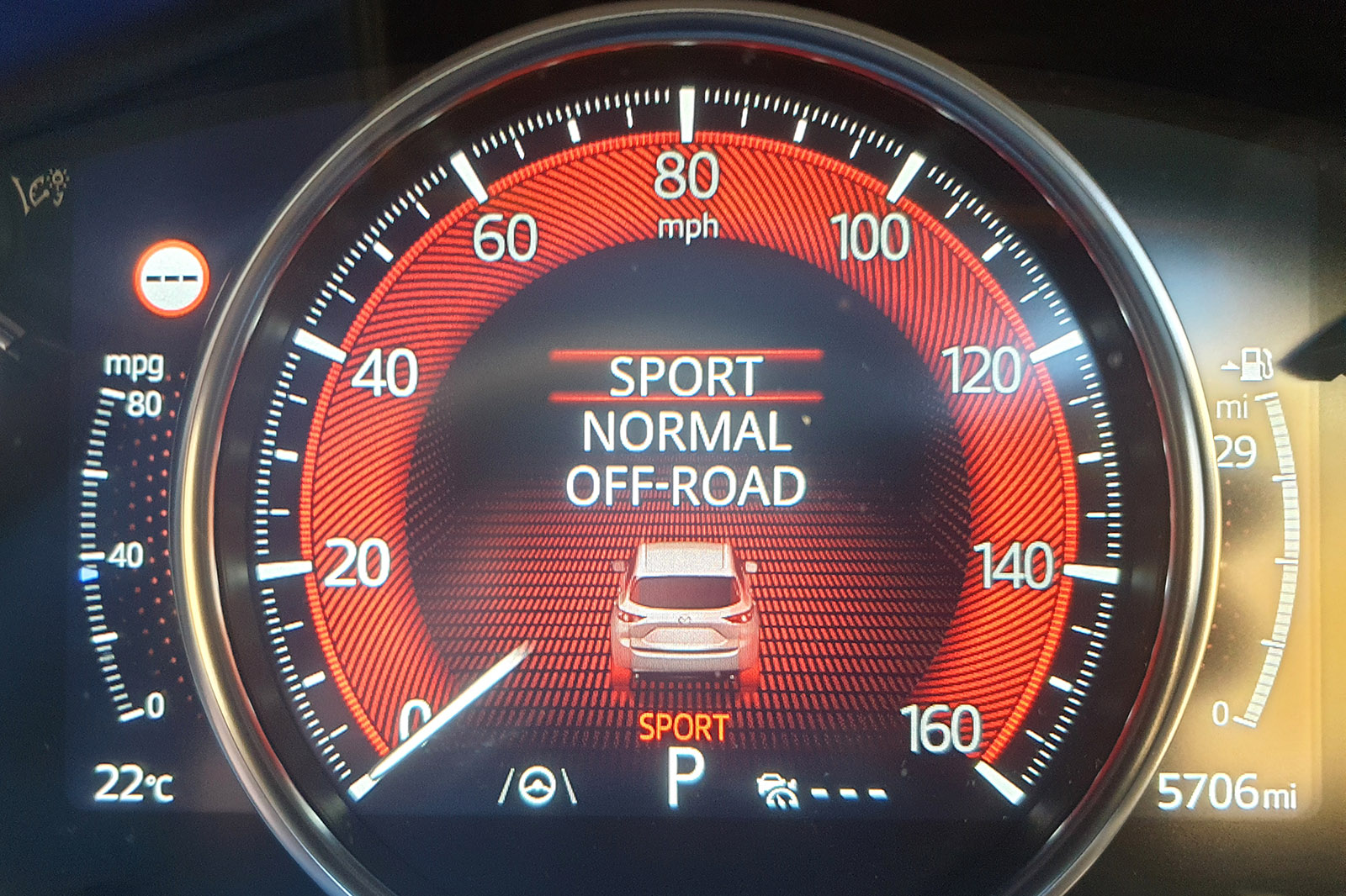 Mazda CX-5 2022 long-term sport mode