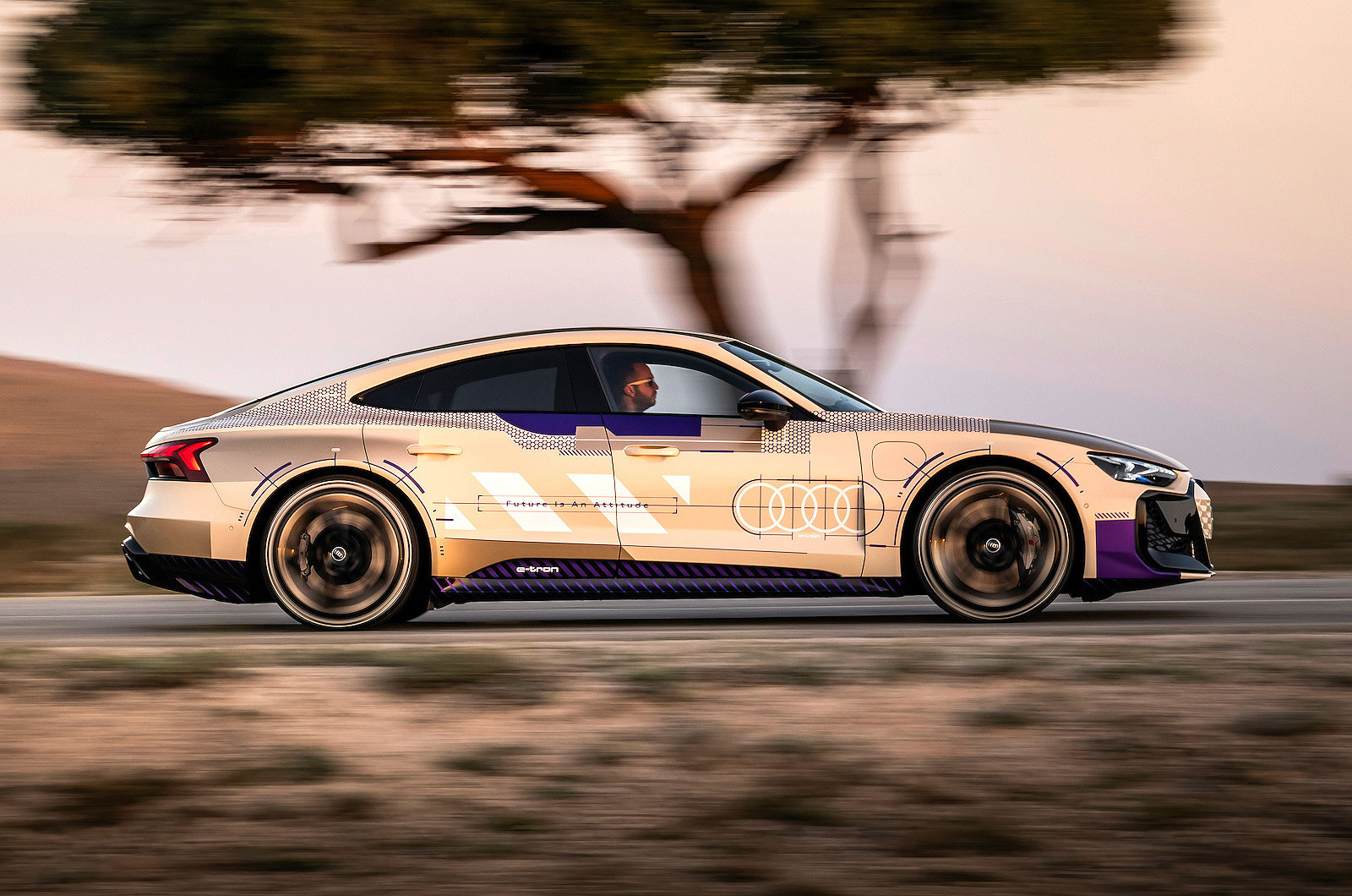 Audi e-tron GT right driving