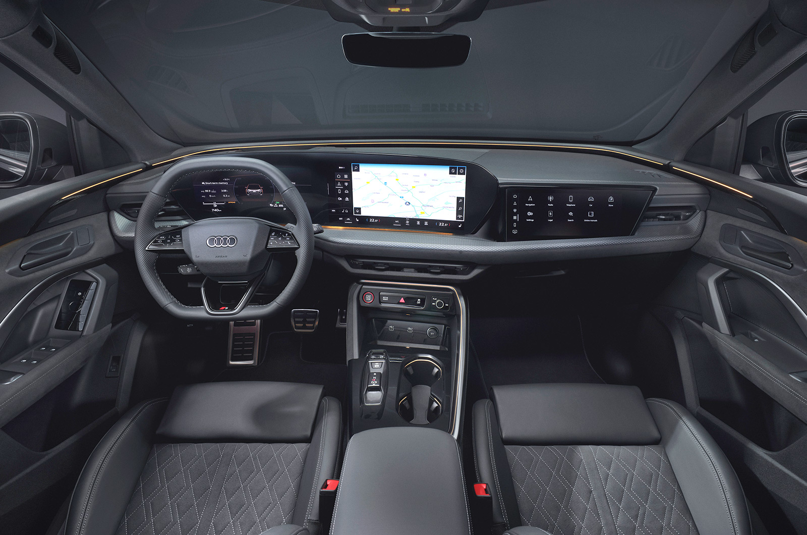2025 Audi Q5 dashboard and infotaiment