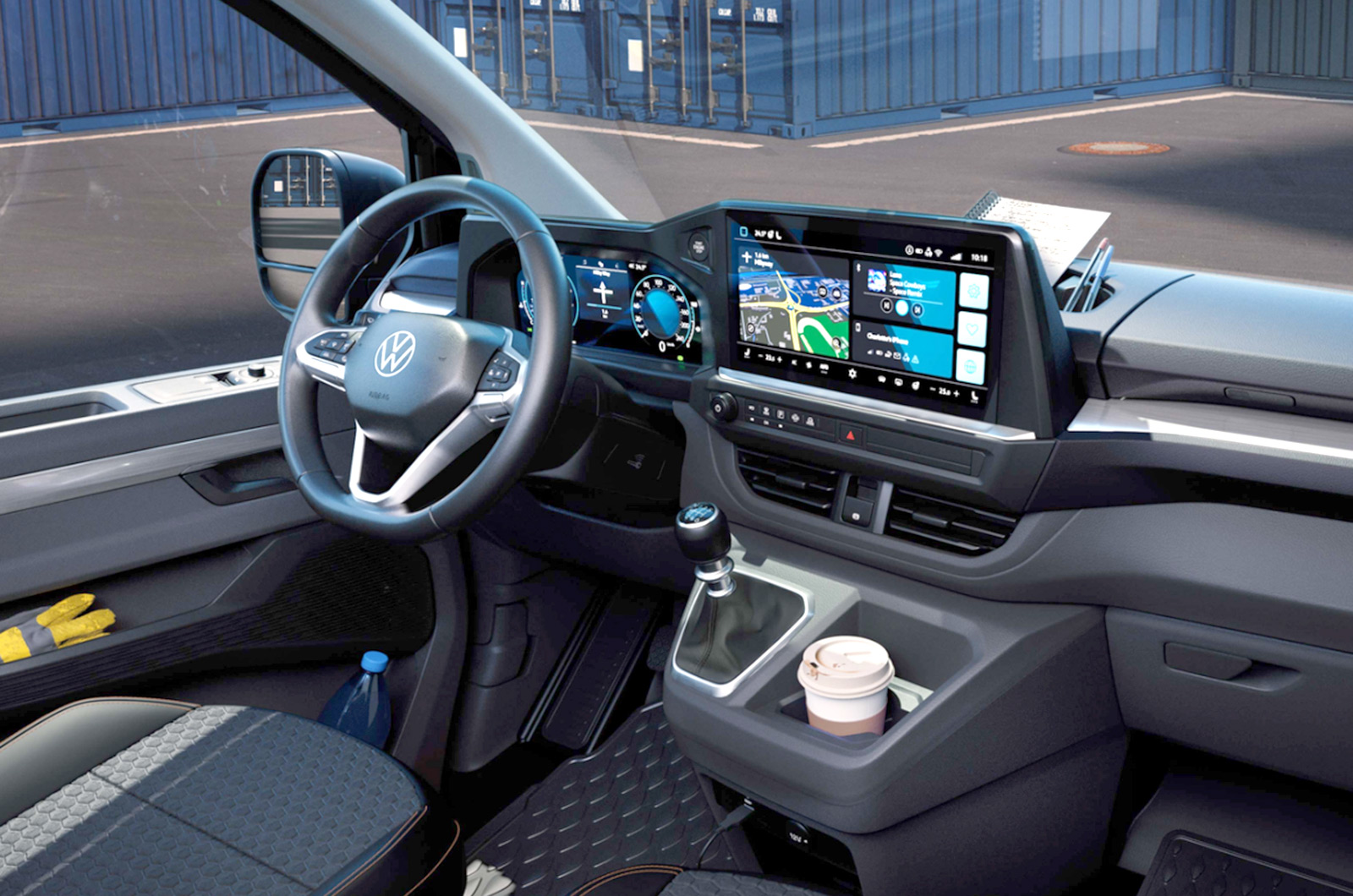 New Volkswagen Transporter dashboard and interior