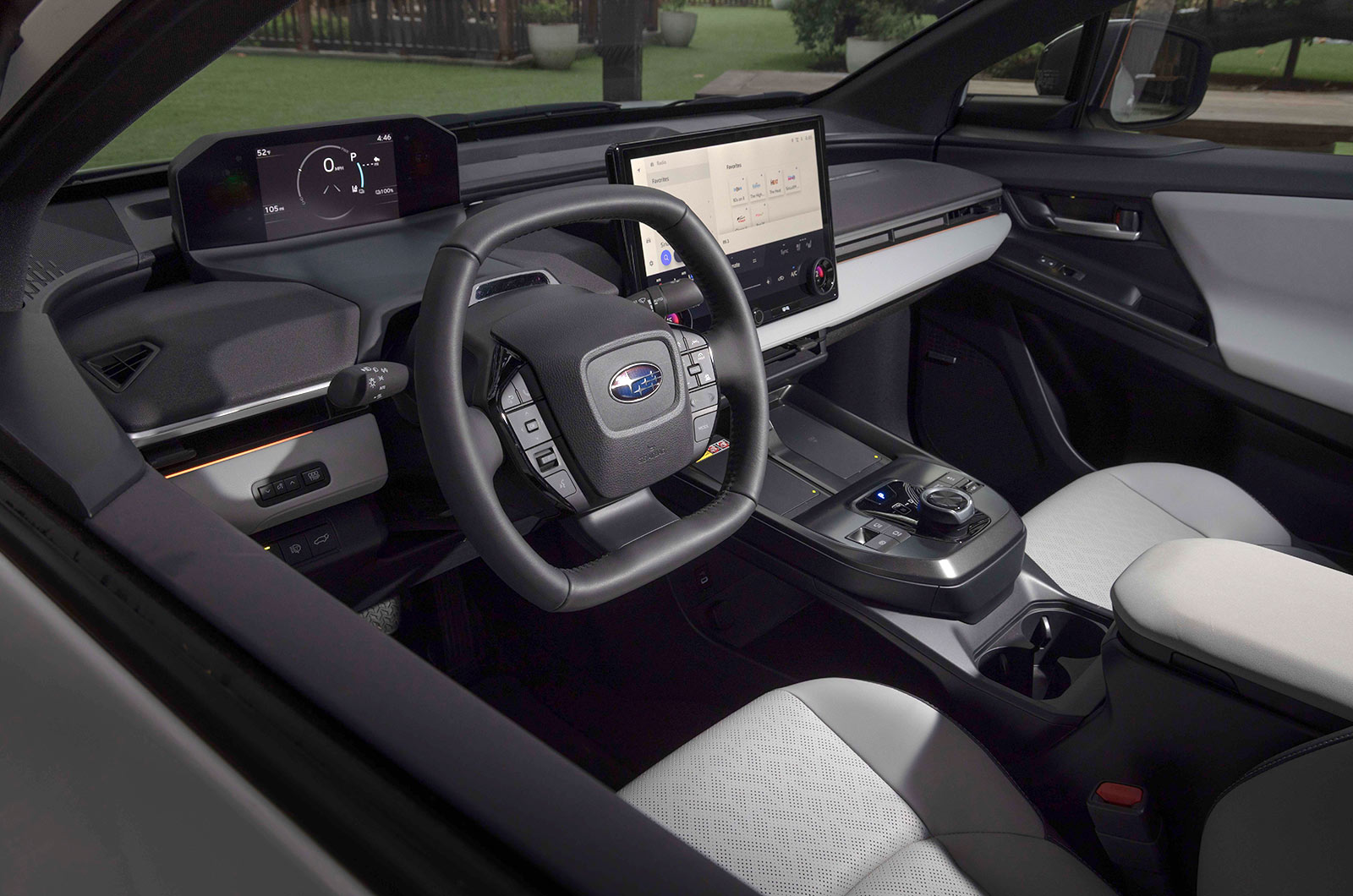 New Subaru Solterra dashboard