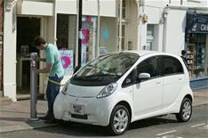 Euro-spec Mitsubishi iMiEV at Paris show