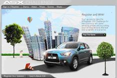 Mitsubishi ASX crossover: win one online