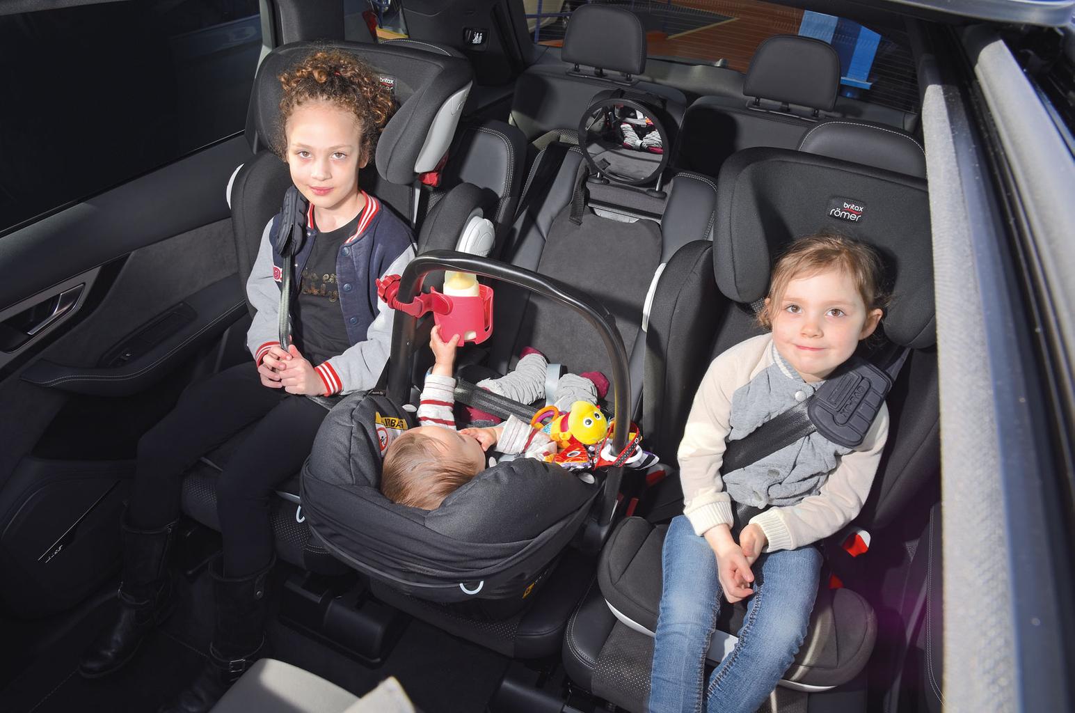 Best cars for three child seats 