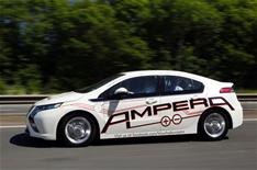Vauxhall Ampera's electric maiden voyage