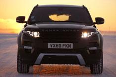 Evoque winter testing video