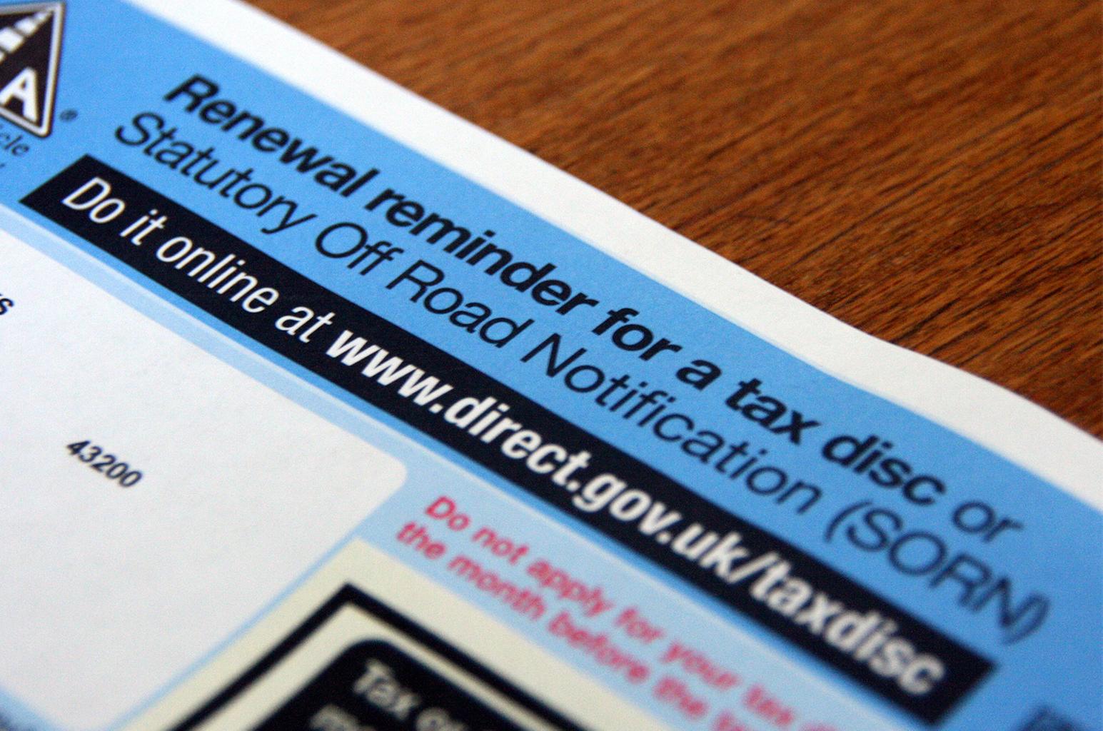 Surge in road tax evasion could cost more than £100m a year