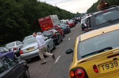 60-mile traffic jam enters 10th day