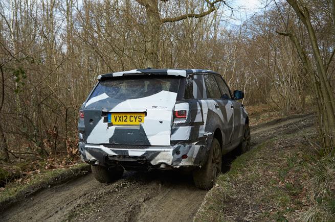 2013 Range Rover Sport passenger ride