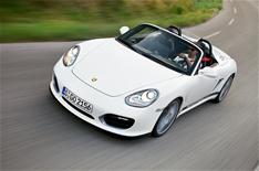 Porsche Boxster stripped for action