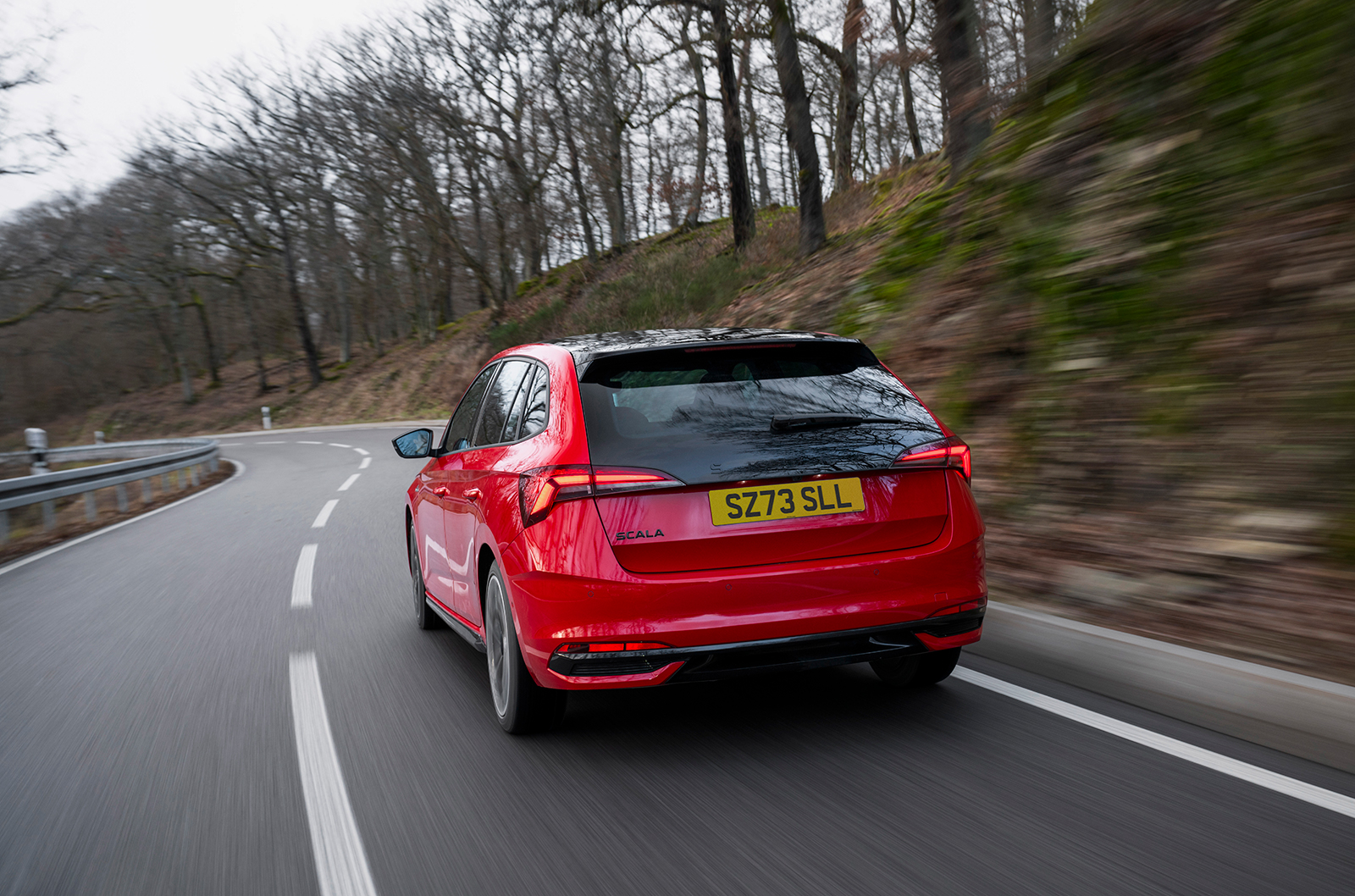 Skoda Scala rear driving