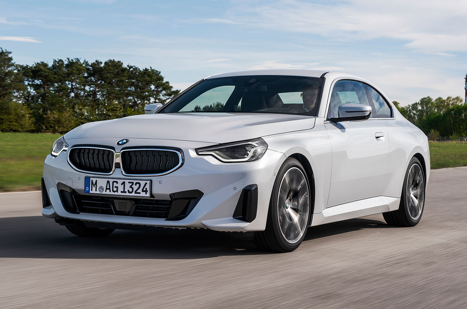 2021 BMW 2 Series Coupe front