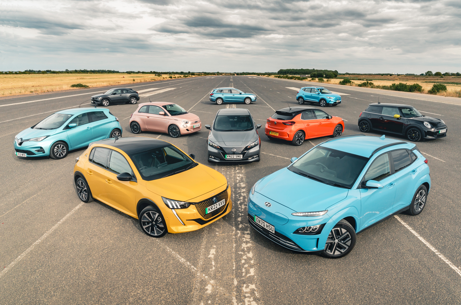 30k electric cars - fronts