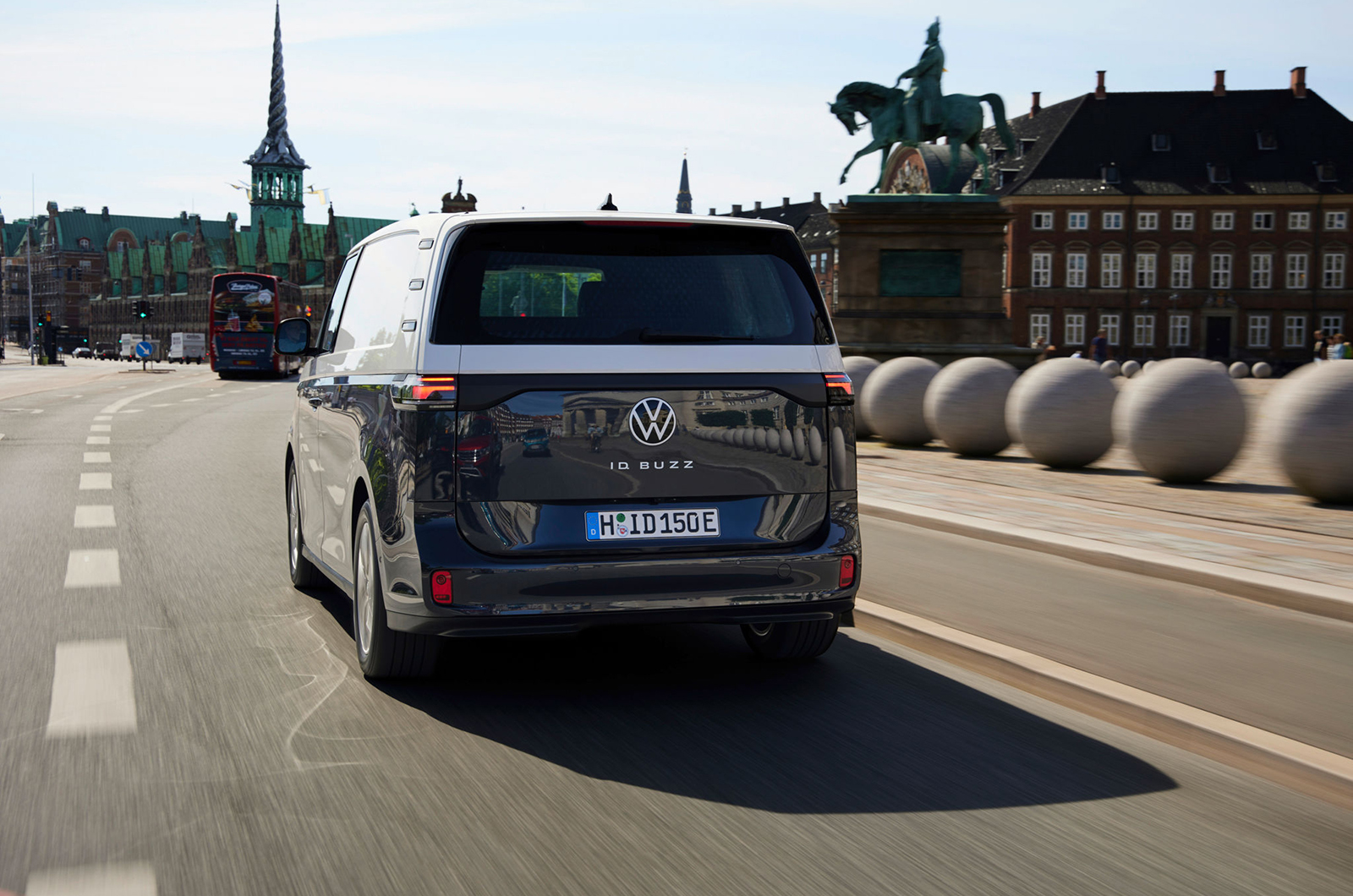 Volkswagen ID. Buzz rear three quarters