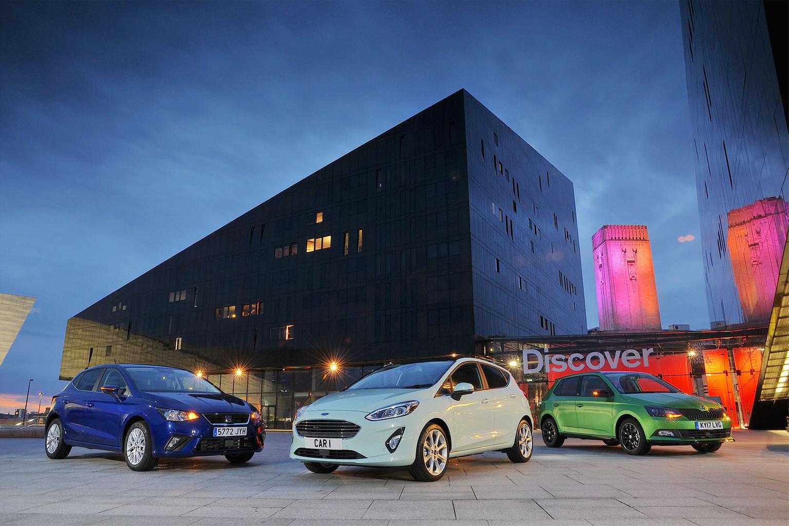 New Ford Fiesta & Seat Ibiza vs Skoda Fabia