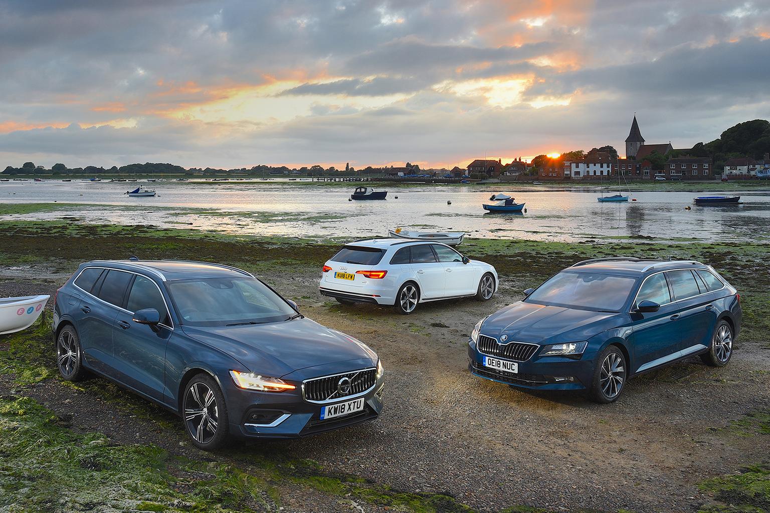 New Volvo V60 vs Audi A4 Avant vs Skoda Superb Estate