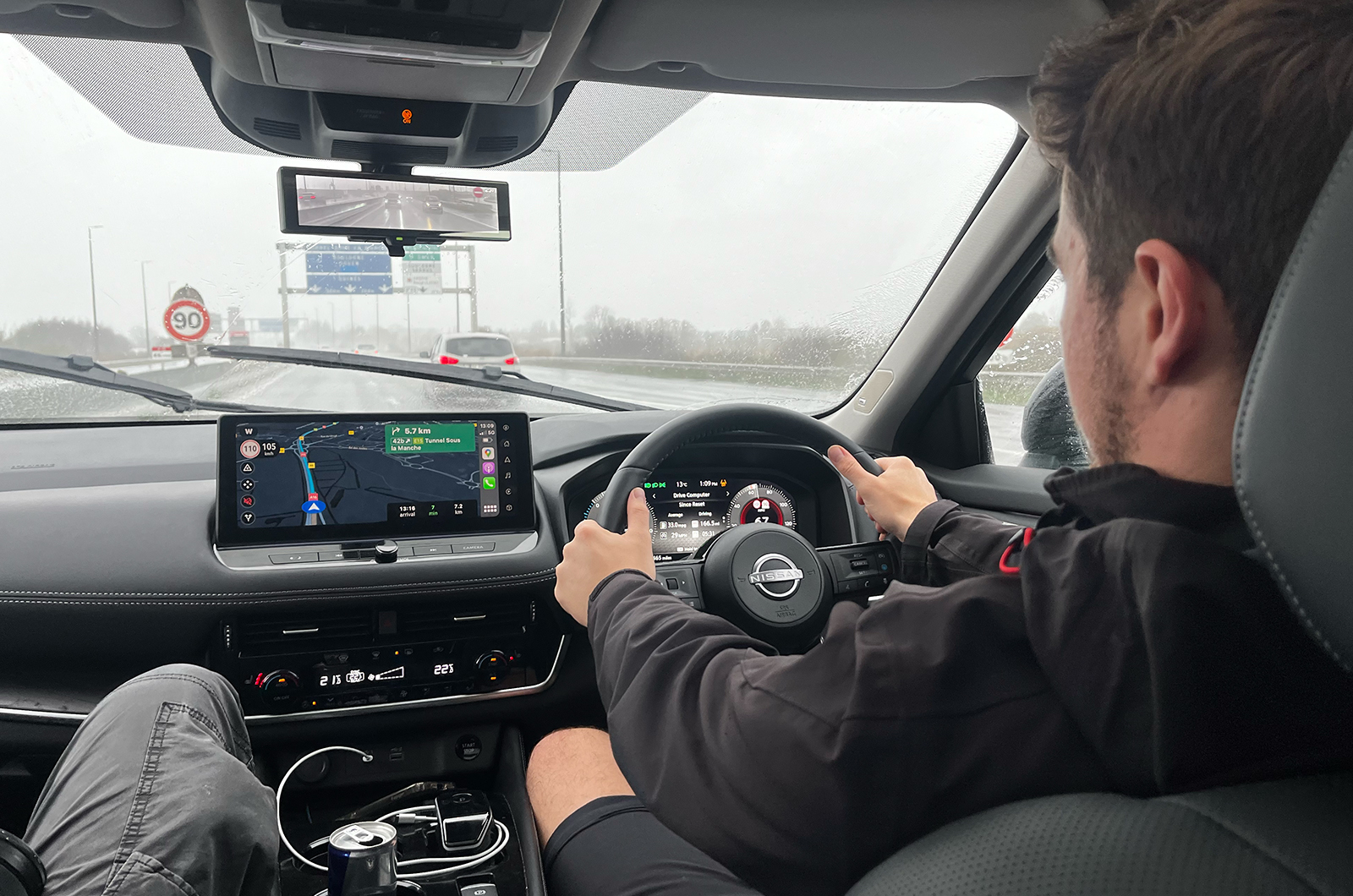 Driving the X-Trail in France