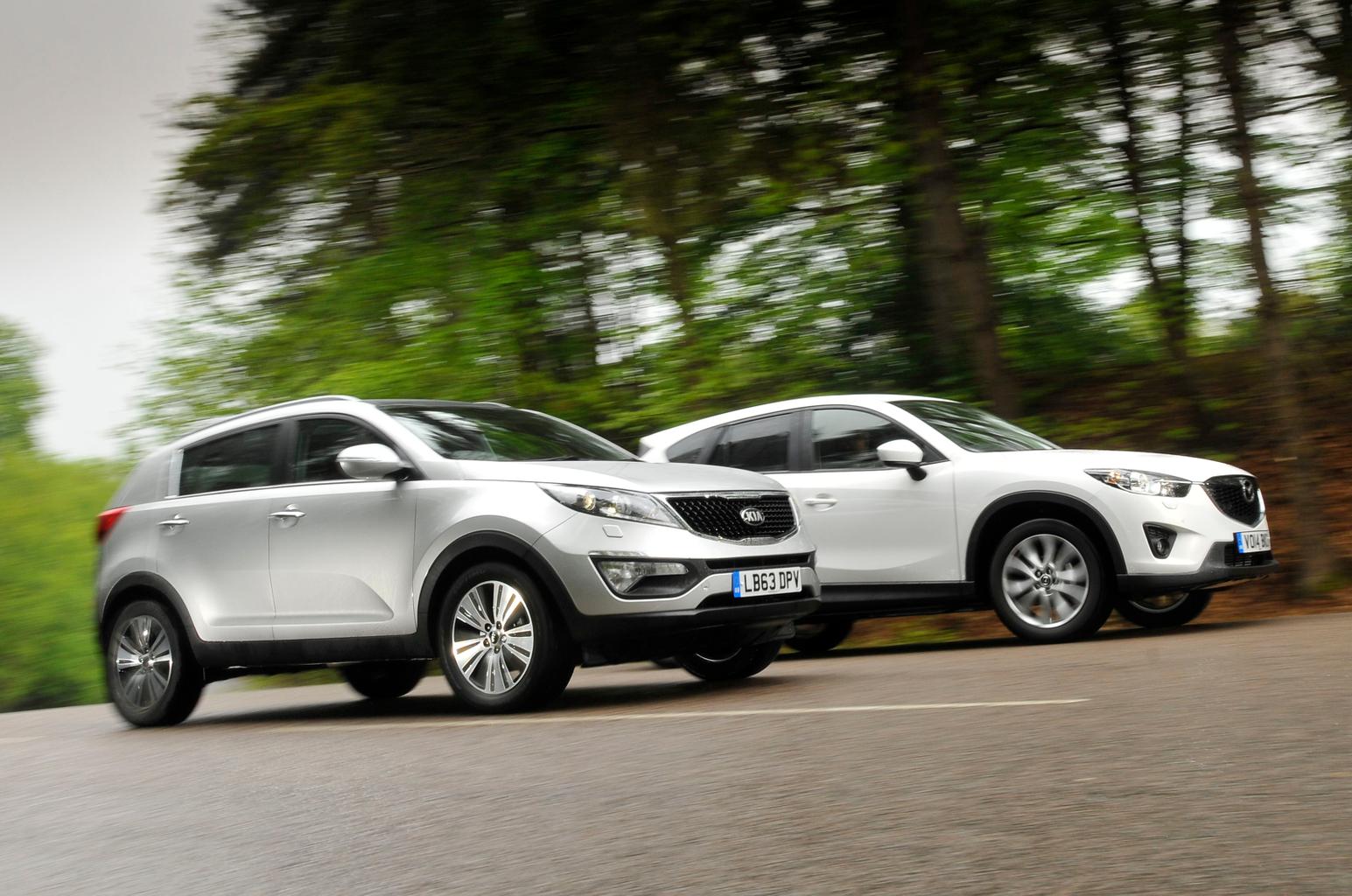 Used test – reliable SUVs: Kia Sportage vs Mazda CX-5