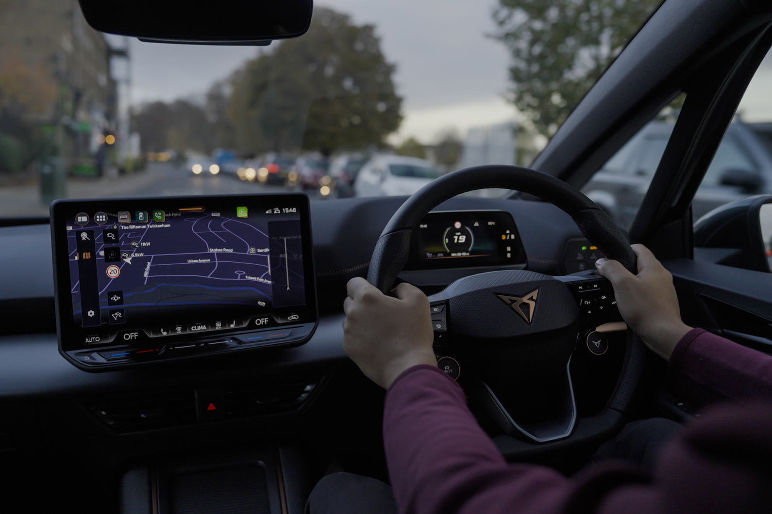 CUPRA Born interior driving
