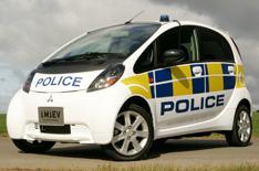 Cops recruit the all-electric i MiEV