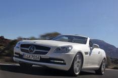 Mercedes SLK driven